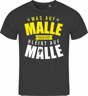 deinshirt Print-Shirt Herren T-Shirt Was auf Malle passiert Funshirt mit Motiv