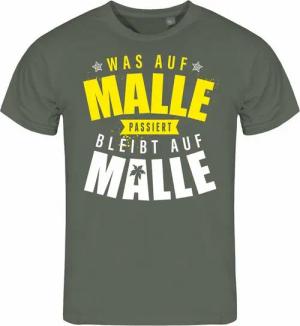 deinshirt Print-Shirt Herren T-Shirt Was auf Malle passiert Funshirt mit Motiv