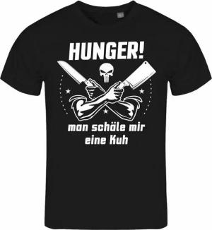 deinshirt Print-Shirt Herren T-Shirt HUNGER Man schäle mir eine Kuh Funshirt mit Motiv