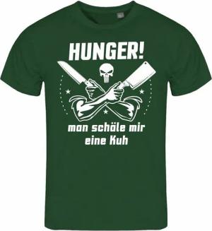 deinshirt Print-Shirt Herren T-Shirt HUNGER Man schäle mir eine Kuh Funshirt mit Motiv