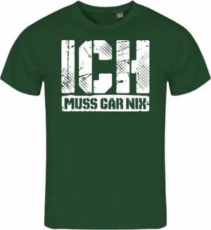 deinshirt Print-Shirt Herren T-Shirt Ich muss gar nix Funshirt mit Motiv