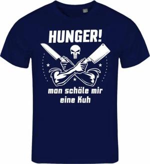 deinshirt Print-Shirt Herren T-Shirt HUNGER Man schäle mir eine Kuh Funshirt mit Motiv