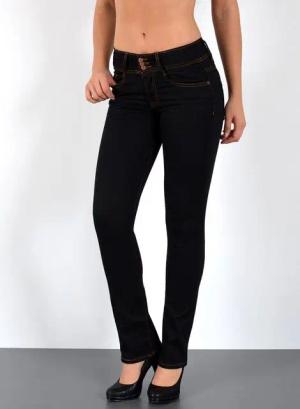 ESRA Bootcut-Jeans Low Waist Jeans Damen Bootcut Stretch Flared Jeans Wide Leg Jeans B2 Wide Leg Jeans Damen Weite Jeans Damen Flared Jeans Bootcut Damen