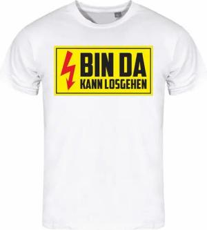 deinshirt Print-Shirt Herren T-Shirt Bin da kann losgehen Funshirt mit Motiv