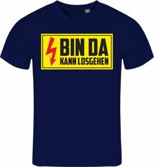deinshirt Print-Shirt Herren T-Shirt Bin da kann losgehen Funshirt mit Motiv