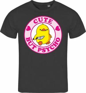 deinshirt Print-Shirt Herren T-Shirt Cute but Psycho Funshirt mit Motiv