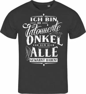 deinshirt Print-Shirt Herren T-Shirt Ich bin der tätowierte Onkel Funshirt mit Motiv