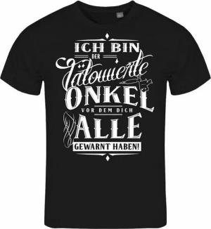 deinshirt Print-Shirt Herren T-Shirt Ich bin der tätowierte Onkel Funshirt mit Motiv