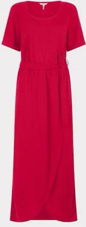 Esqualo Sommerkleid Esqualo Modal Sommerkleid Magenta
