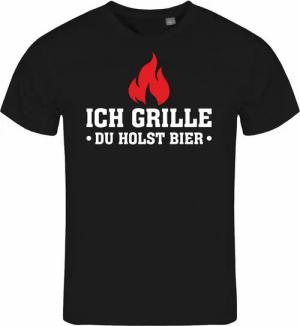 deinshirt Print-Shirt Herren T-Shirt Ich grille du holst Bier Funshirt mit Motiv