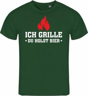 deinshirt Print-Shirt Herren T-Shirt Ich grille du holst Bier Funshirt mit Motiv