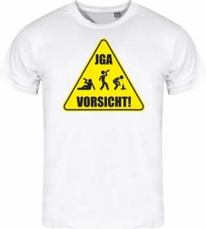 deinshirt Print-Shirt Herren T-Shirt Junggesellenabschied Vorsicht Funshirt mit Motiv