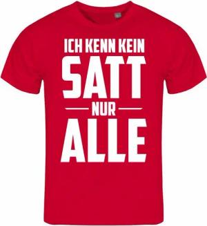 deinshirt Print-Shirt Herren T-Shirt Ich kenn kein satt nur alle Funshirt mit Motiv