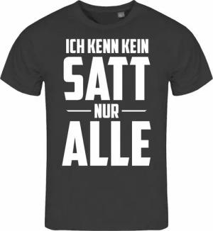deinshirt Print-Shirt Herren T-Shirt Ich kenn kein satt nur alle Funshirt mit Motiv