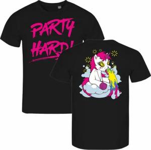 deinshirt Print-Shirt Herren T-Shirt PARTY Einhorn Funshirt mit Motiv