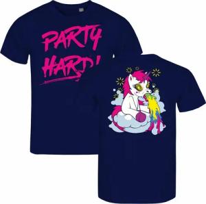 deinshirt Print-Shirt Herren T-Shirt PARTY Einhorn Funshirt mit Motiv