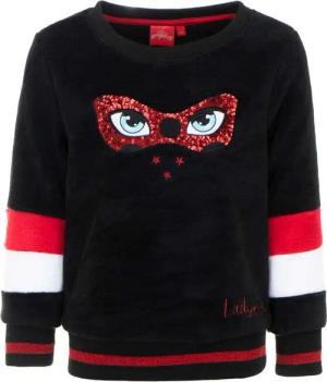 Miraculous - Ladybug Fleecepullover Miraculous Ladybug Kinder Pulli Pullover Gr. 104 bis 128, in Rot oder Schwarz