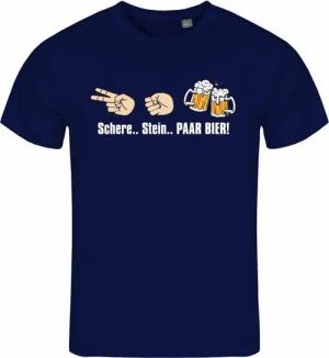 deinshirt Print-Shirt Herren T-Shirt Schere Stein paar Bier Funshirt mit Motiv