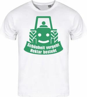 deinshirt Print-Shirt Herren T-Shirt Schönheit vergeht Hektar besteht Funshirt mit Motiv