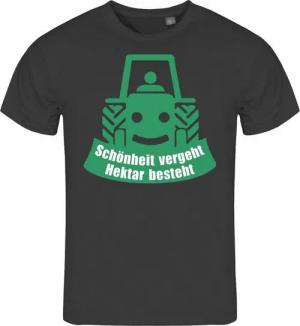 deinshirt Print-Shirt Herren T-Shirt Schönheit vergeht Hektar besteht Funshirt mit Motiv