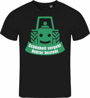 deinshirt Print-Shirt Herren T-Shirt Schönheit vergeht Hektar besteht Funshirt mit Motiv