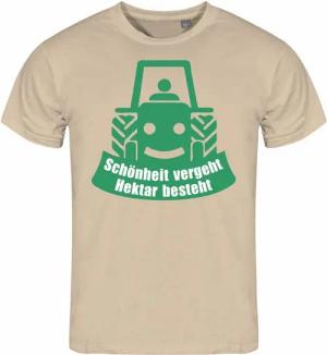 deinshirt Print-Shirt Herren T-Shirt Schönheit vergeht Hektar besteht Funshirt mit Motiv