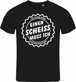 deinshirt Print-Shirt Herren T-Shirt Einen Scheiß muss Ich Funshirt mit Motiv