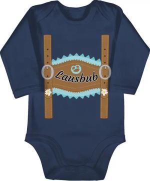 Shirtracer Shirtbody Lausbub Lederhose Mode für Oktoberfest Baby Outfit