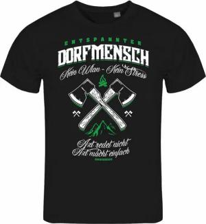 deinshirt Print-Shirt Herren T-Shirt Entspannter Dorfmensch Funshirt mit Motiv