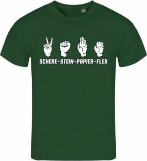 deinshirt Print-Shirt Herren T-Shirt Schere Stein Papier FLEX Funshirt mit Motiv