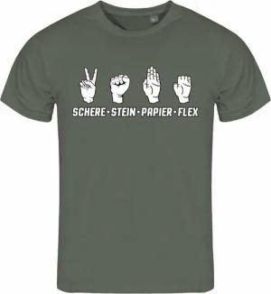 deinshirt Print-Shirt Herren T-Shirt Schere Stein Papier FLEX Funshirt mit Motiv