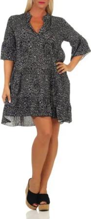 malito more than fashion Sommerkleid 20259 Sommerkleid mit Leo-Muster