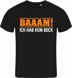 deinshirt Print-Shirt Herren T-Shirt BÄÄÄM Ich hab kein bock mehr ORANGE Funshirt mit Motiv