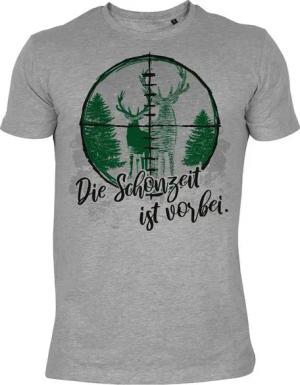 Tini - Shirts T-Shirt Jäger Motiv Hirsch Jagd Jagd Shirt Jagdsport : Die Schonzeit ist vorbei
