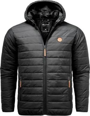 Amaci&Sons Steppjacke ROANOKE Steppjacke Herren Outdoor Basic Patch Kapuzen Jacke