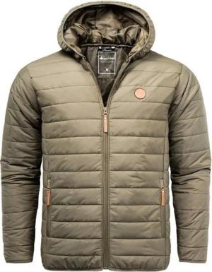 Amaci&Sons Steppjacke ROANOKE Steppjacke Herren Outdoor Basic Patch Kapuzen Jacke