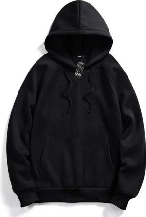 RMK Kapuzenpullover Damen Pullover Pulli Hoodie Sweater Basic Oversize mit Kapuze in Unifarbe