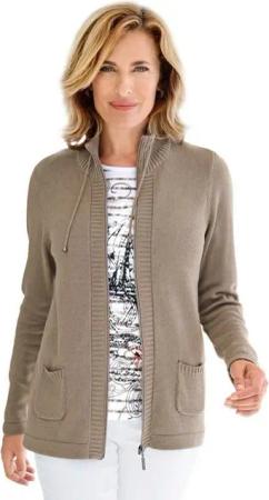 GOLDNER Strickjacke Sportliche Strickjacke