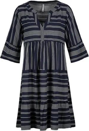 SUBLEVEL Strandkleid Sublevel Damen Kleid Strandkleid Sommerkleid 100% Viskose MIT VOLANTS