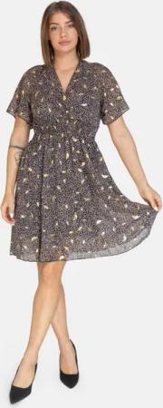 Elara Sommerkleid Elara Damen Sommerblumenkleid (1-tlg)