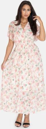 Elara Sommerkleid Elara Damen Sommerblumenkleid (1-tlg)