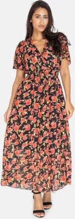 Elara Sommerkleid Elara Damen Sommerblumenkleid (1-tlg)