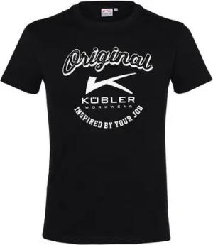 Kübler T-Shirt Kübler Shirts T-Shirt Print schwarz