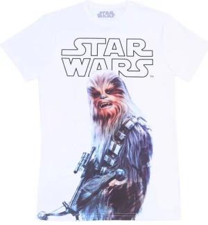 Sarcia.eu Kurzarmbluse Weißes Chewbacca T-Shirt STAR WARS DISNEY S