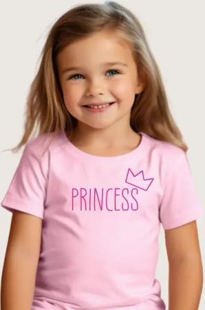 Lounis Print-Shirt Princess - Kinder T-Shirt - Shirt mit Spruch - Babyshirt Baumwolle