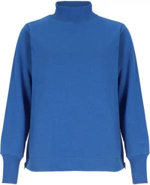 salzhaut Stehkragenpullover Damen Pullover Oaneweeten unifarben mit Stehkragen