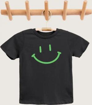 Lounis Print-Shirt Smiley - Kinder T-Shirt - Shirt mit Spruch - Kindermode Baumwolle