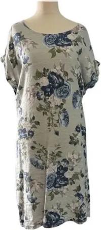 BZNA Shirtkleid Ani Sommerkleid Tunika Kleid zum Binden
