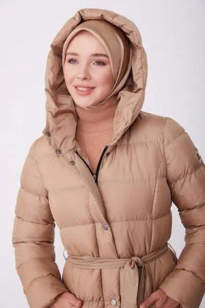 ARMİNE Steppmantel Armine Steppjacke Damen, Warm Mantel Damen Lang, Winterjacke Damen mit