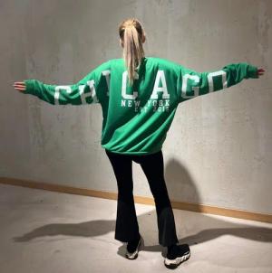 Worldclassca Longsweatshirt Worldclassca Oversized Sweatshirt CHICAGO Langarmshirt Oberteil Pulli